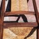 Pair of oak armchairs with straw seats and backs.