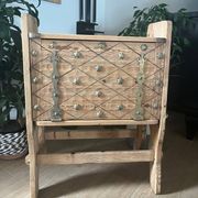 Bar Cocktail in Pine and Wrought Iron, Spain, 1960s
