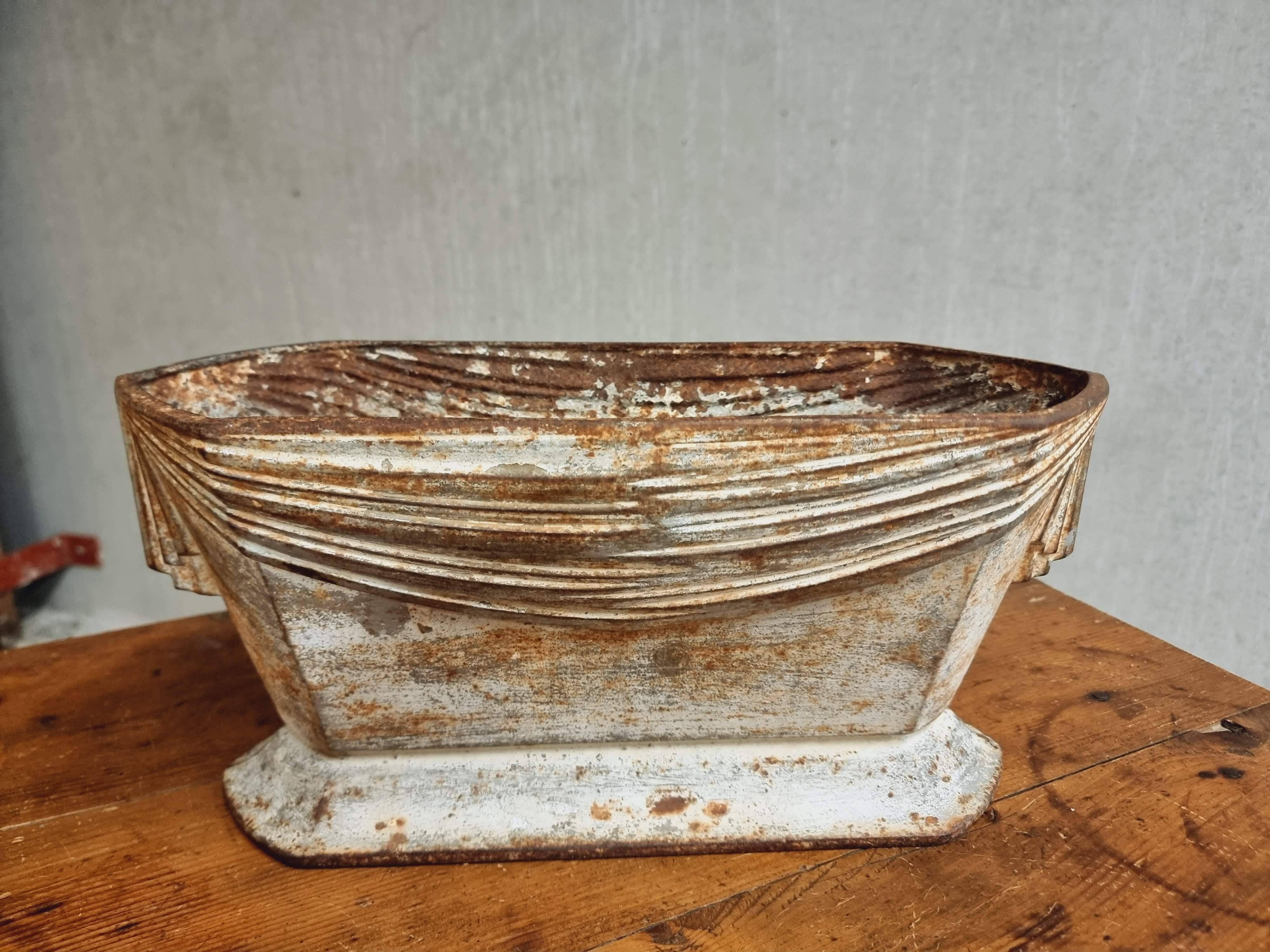 Antique cast iron jardinière French Art Nouveau