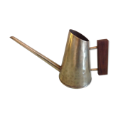 Scandinavian style hammered brass watering can / vintage 60s-70s