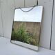 Vintage 50s simple barber mirror decoration
