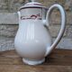Guy Degrenne Limoges porcelain coffee pot sample with gilding