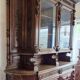 Very important Renaissance style chateau library buffet in oak