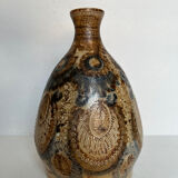 Ceramic vase signed JC Courjault