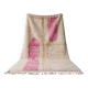 Handwoven natural wool rug, traditional artisan 2/3 m