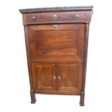 Secretary slaughtering Louis Philippe XIXth in walnut top marble