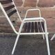 Set de 8 chaises de jardin terrasse vintage 1970