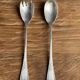 Silver-plated salad cutlery with laurel decoration in the Louis XVI style L27
