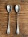 Silver-plated salad cutlery with laurel decoration in the Louis XVI style L27