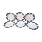 Flat plates old art deco pattern
