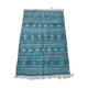 Kilim blue and white handmade  95x140cm
