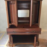 Meuble TV Hifi 4 portes style Louis-Philippe