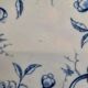 Large ironstone dish Creil & Montereau – Flora model – 30.5 cm