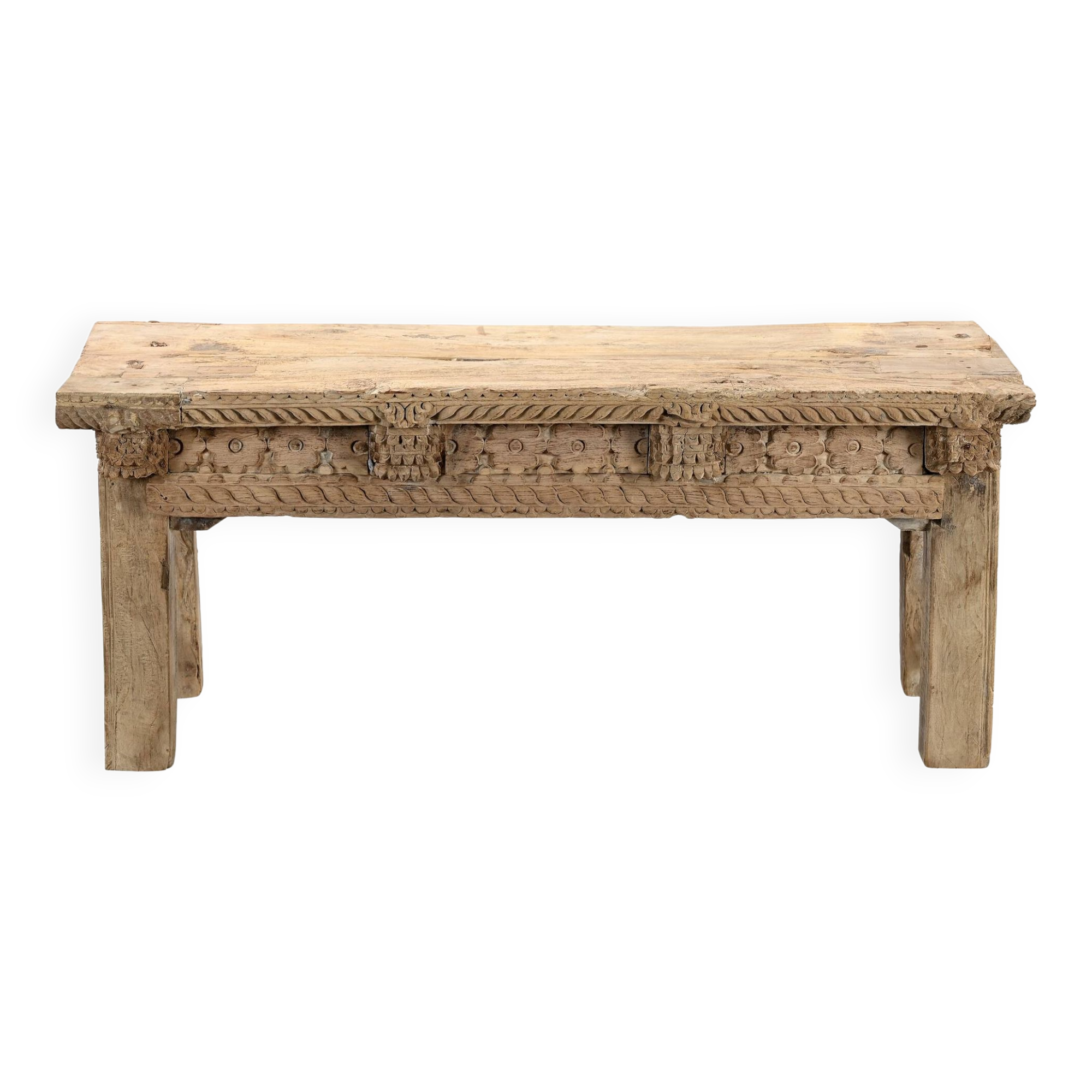 Takht - Carved wooden bench n°15