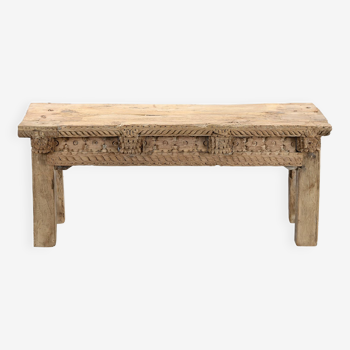 Takht - Carved wooden bench n°15