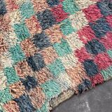 Moroccan boujad colorful rug - 135 x 241 cm
