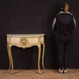 Console laquée italienne du milieu du XXe siècle