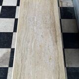 Table basse vintage en travertin