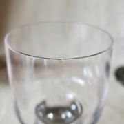 8 Scandinavian Drinking Glasses in Crystal 1970s