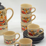 Service à café vintage Sadler England 1970