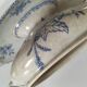 Small vegetable dish on a stand HB Choisy-le-Roi decoration Pine late 19th century
