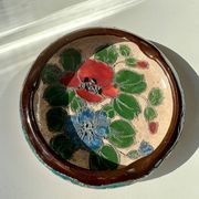 Bowl / trinket dish Vallauris with floral decoration – 1950s-60s