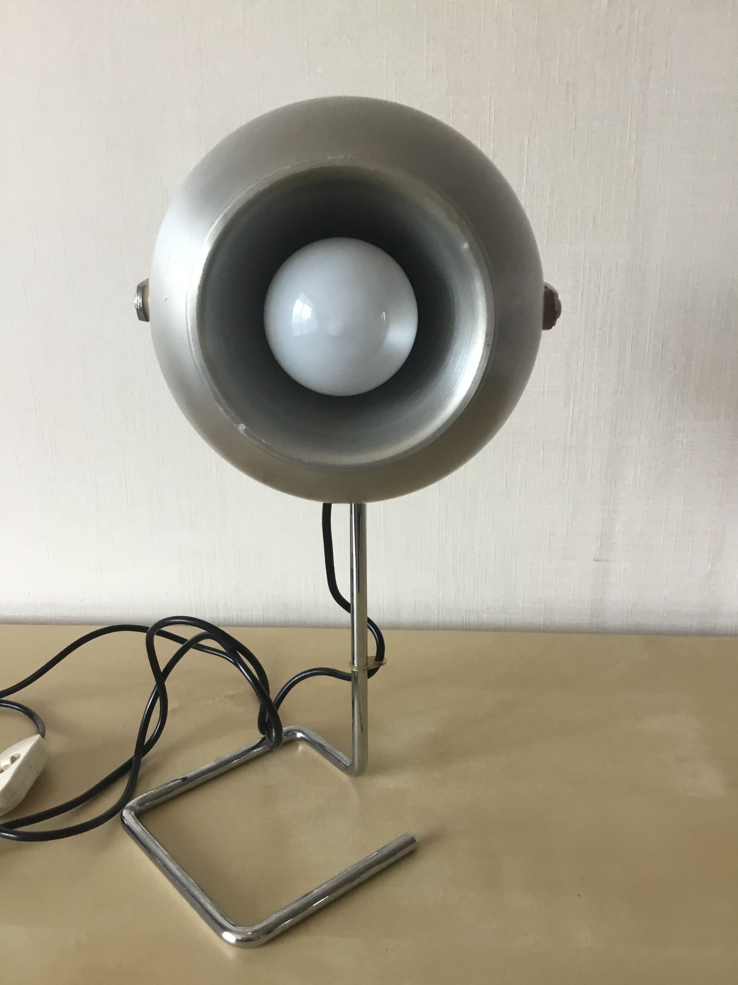 Lampe de bureau eye ball vintage