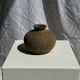 Small round ancient vase in engraved terracotta, Indonesian polychromy H10 D1
