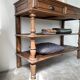 Oak console drapery 1950