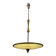 Vintage Bronze & Glass Light Pendant Light, 1950s