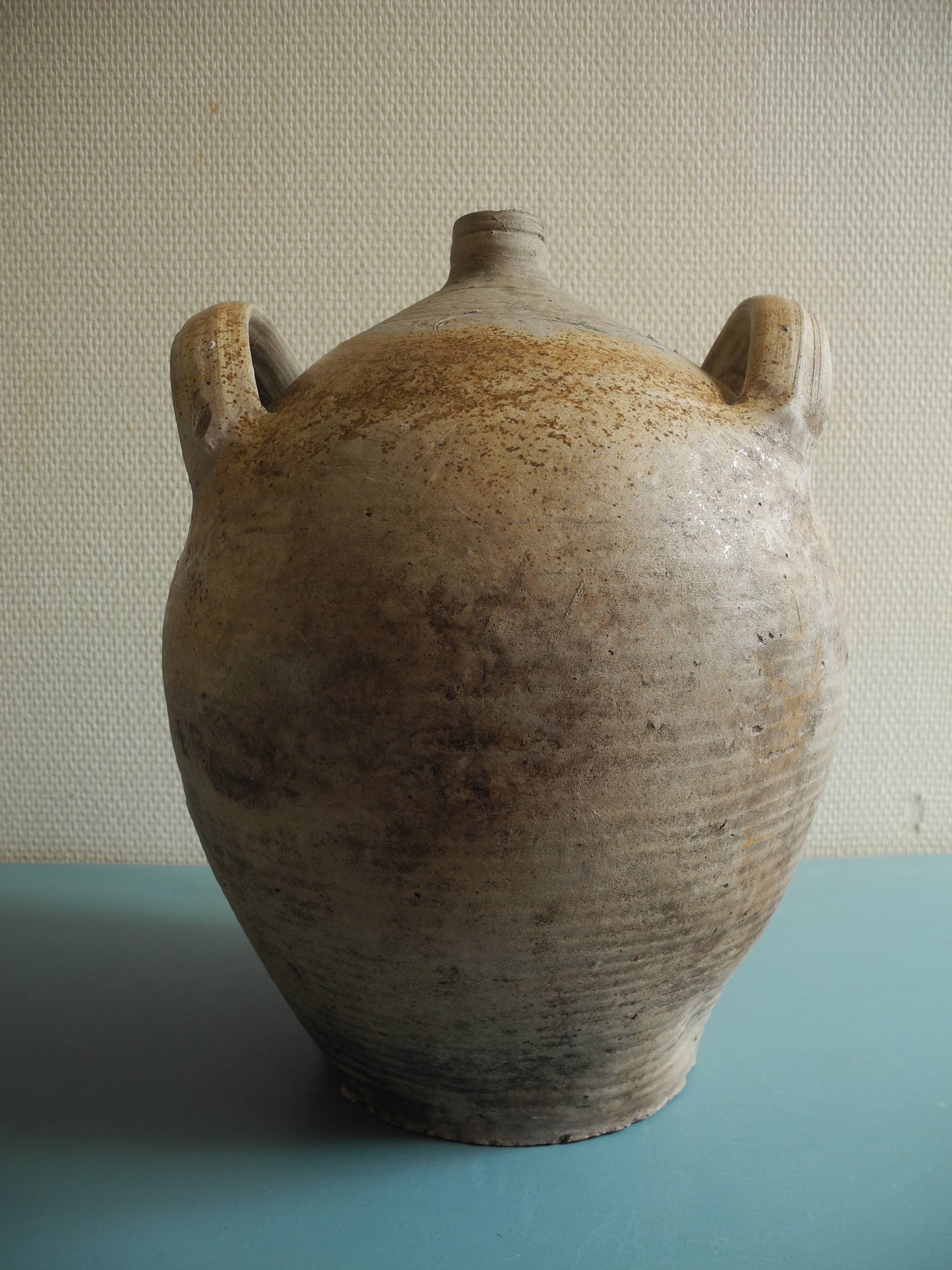 old jar rustic decoration antique toupine French jar