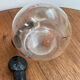 Enamelled glass carafe 1920
