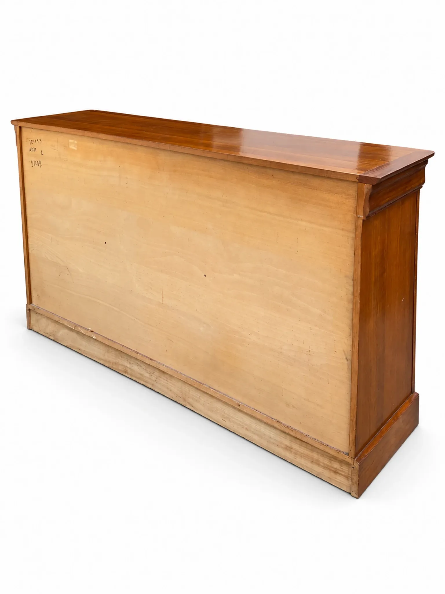 French buffet sideboard in solid fruitwood in Louis-Philippe style.