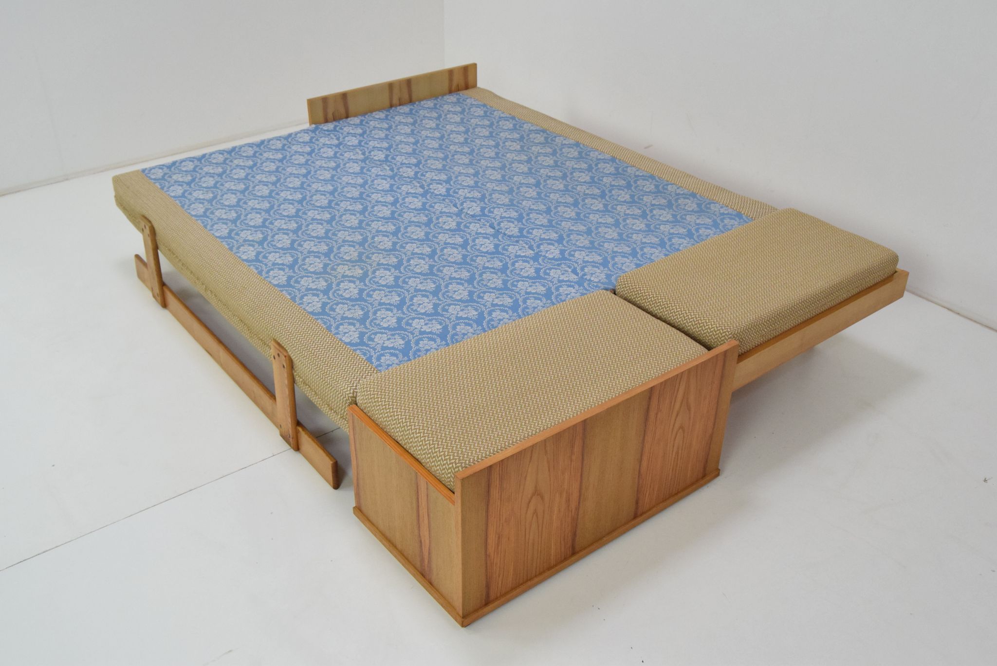 Mid-century Sofa or Daybed by Drevotvar/1970's.