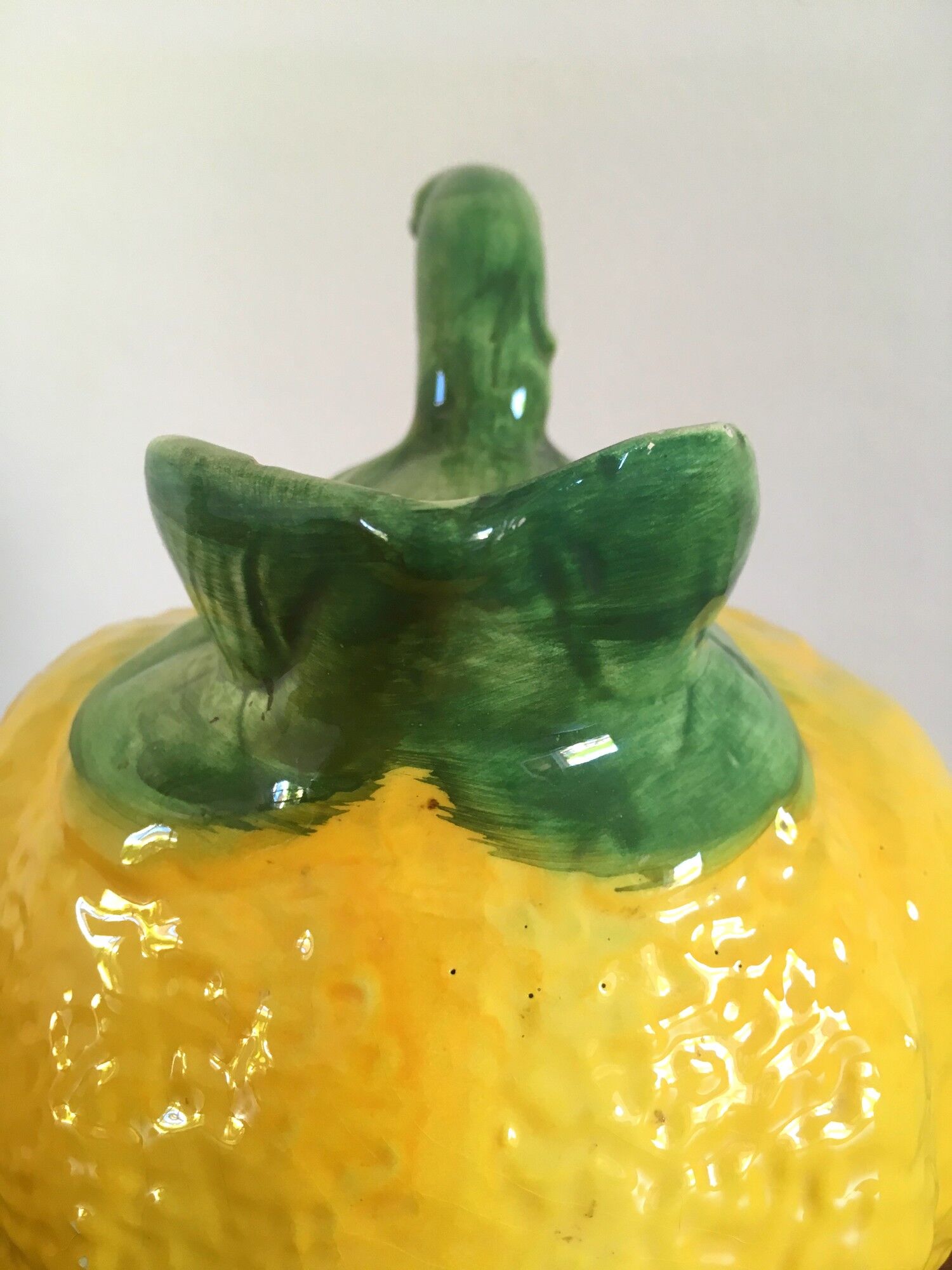 Vintage 1950s dabbling lemon pitcher