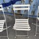 Set of 4 garden chairs