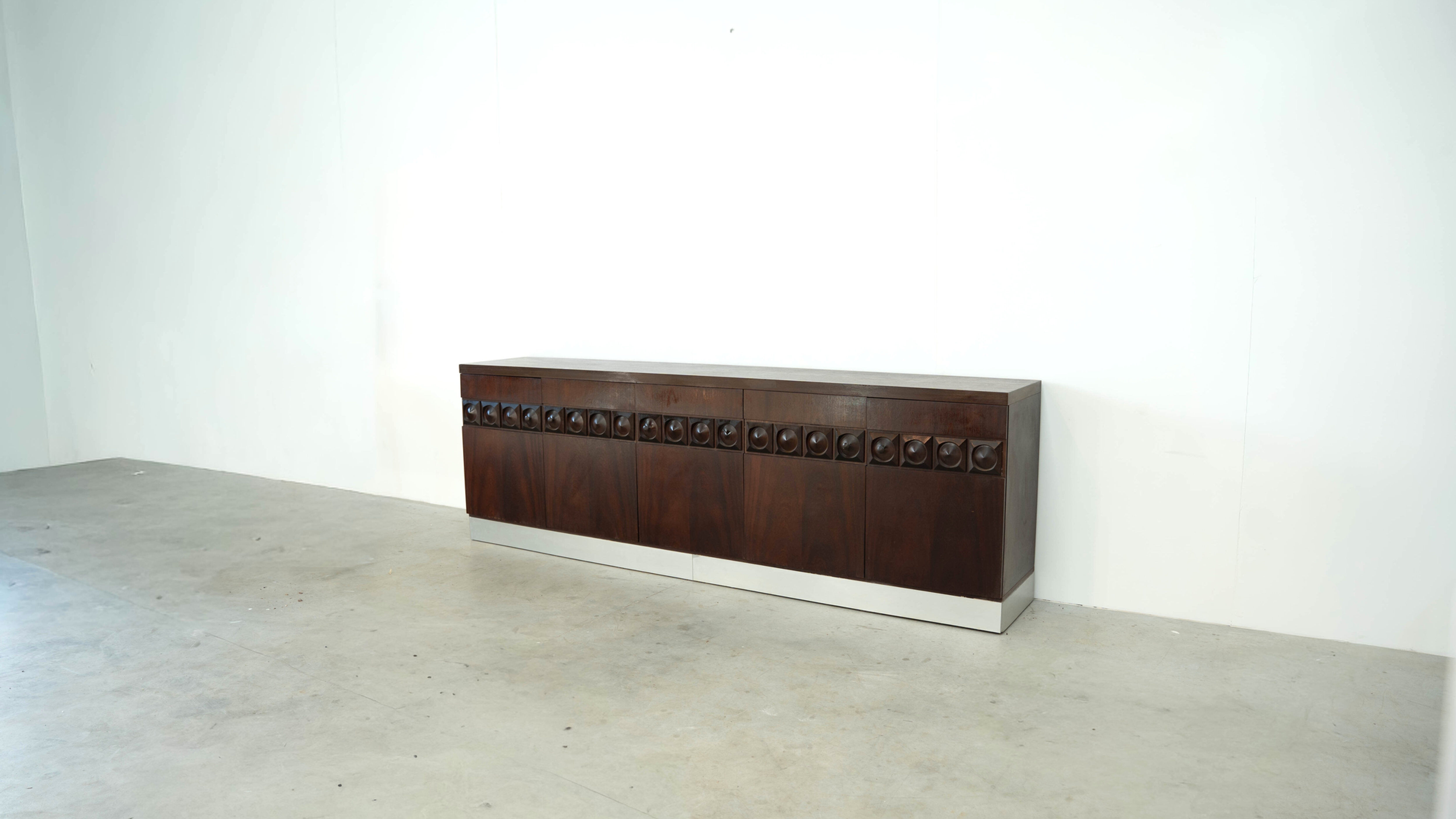 Belgian brutalist sideboard