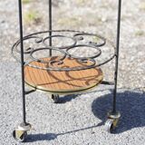 Table desserte range bouteilles