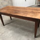 large walnut bistro table