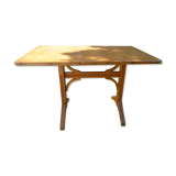 Rectangular wooden vintage coffee, bistro table