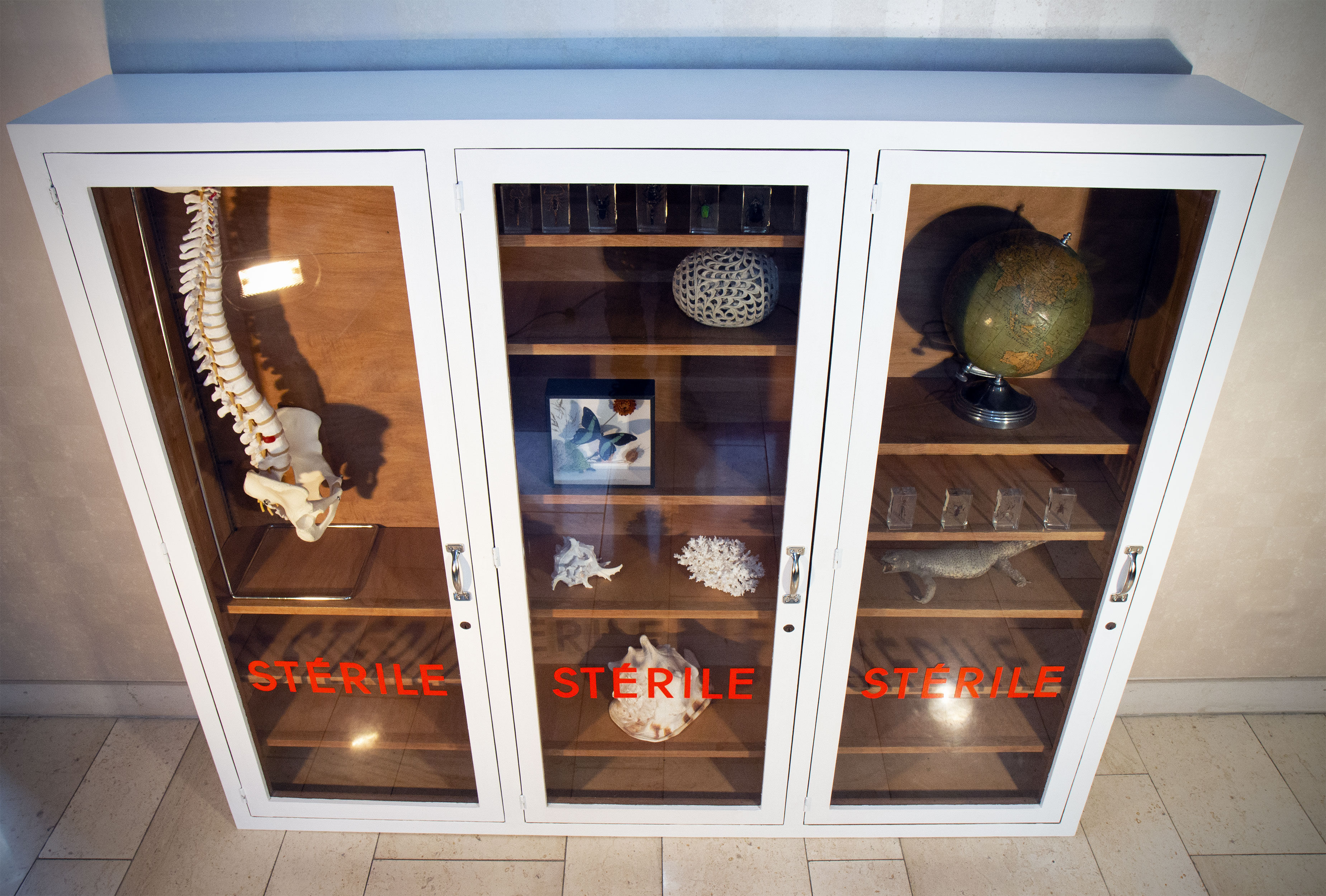 Old pharmacy showcase
