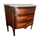 Wooden dresser marble tray