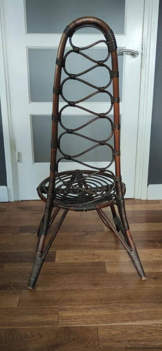 Mid century bamboo chair dirk van sliedrecht