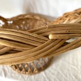 Vintage rattan armchair for children