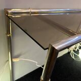 Vintage 60's steel bamboo style console