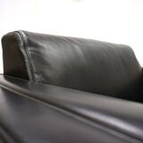 Fauteuil en cuir Knoll Studio Line par Jürgen Lange, 1970