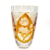 Crystal vase, Julia Glassworks, 1960s