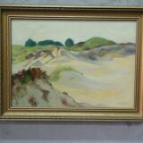 Fritz Kärfve (1880-1967) swedish modern landscape, 1960s, oil on canvas, framed