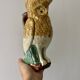 Pichet - carafe vintage en barbotine en forme de hiboux