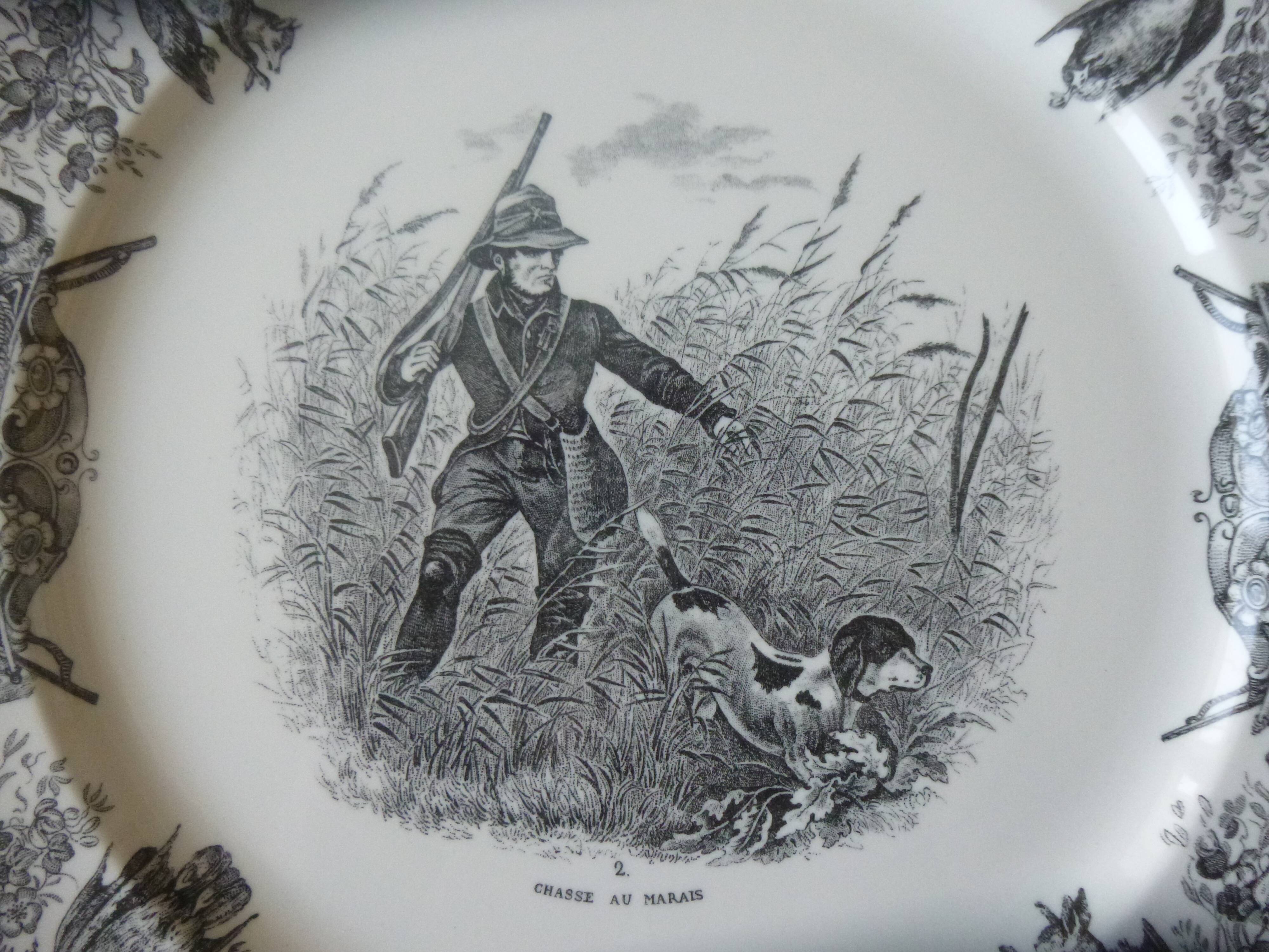Plate plate Villeroy & Boch series "the hunt"